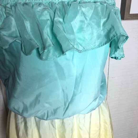 Lilly Pulitzer silk tube top high/low ombré dress - Picture 5 of 16